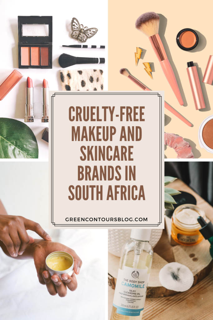 Pinterest graphic for Cruelty-free brands in South Africa.